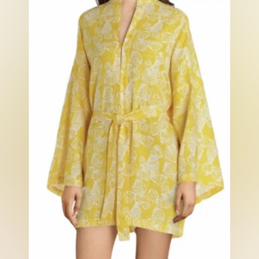 Intimately Free People The Only Rober Romper Yellow Seashell Swimsuit Coverup